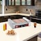 Great Northern Popcorn 24 Hot Dog Roller Machine, 9 Rollers, Sausage Grill, Electric Countertop, Drip Tray, Dual Zones 223242HZJ - alternate 2